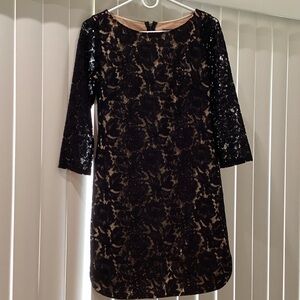 Elegant Black Lace Dress